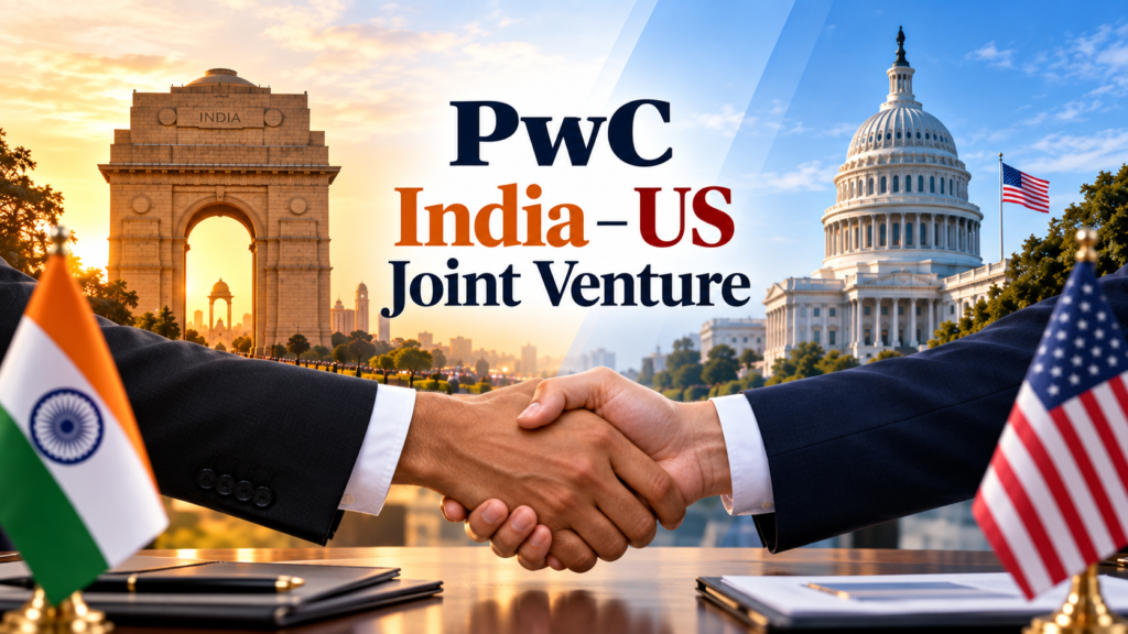 PwC India US Joint Venture illustration