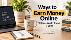 Ways to earn money online in 2026 with freelancing, blogging and digital skills
