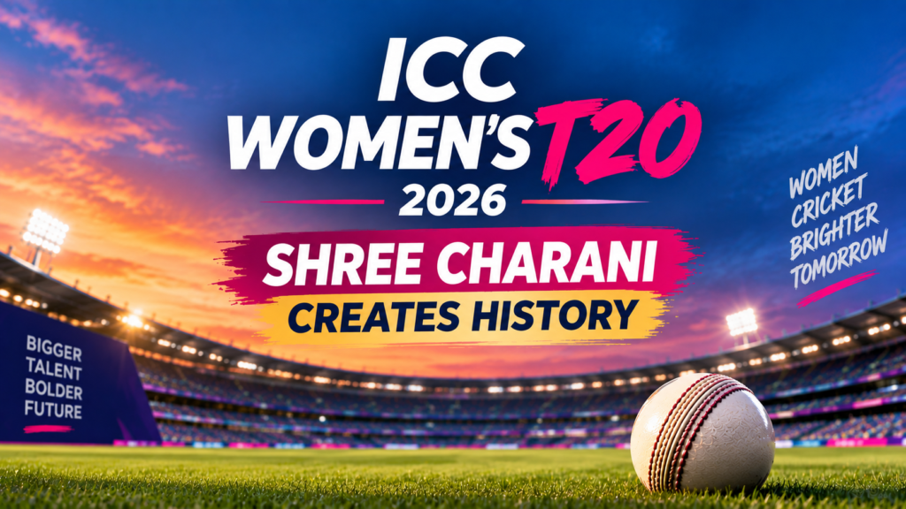 Shree Charani creates history in ICC Women T20 2026